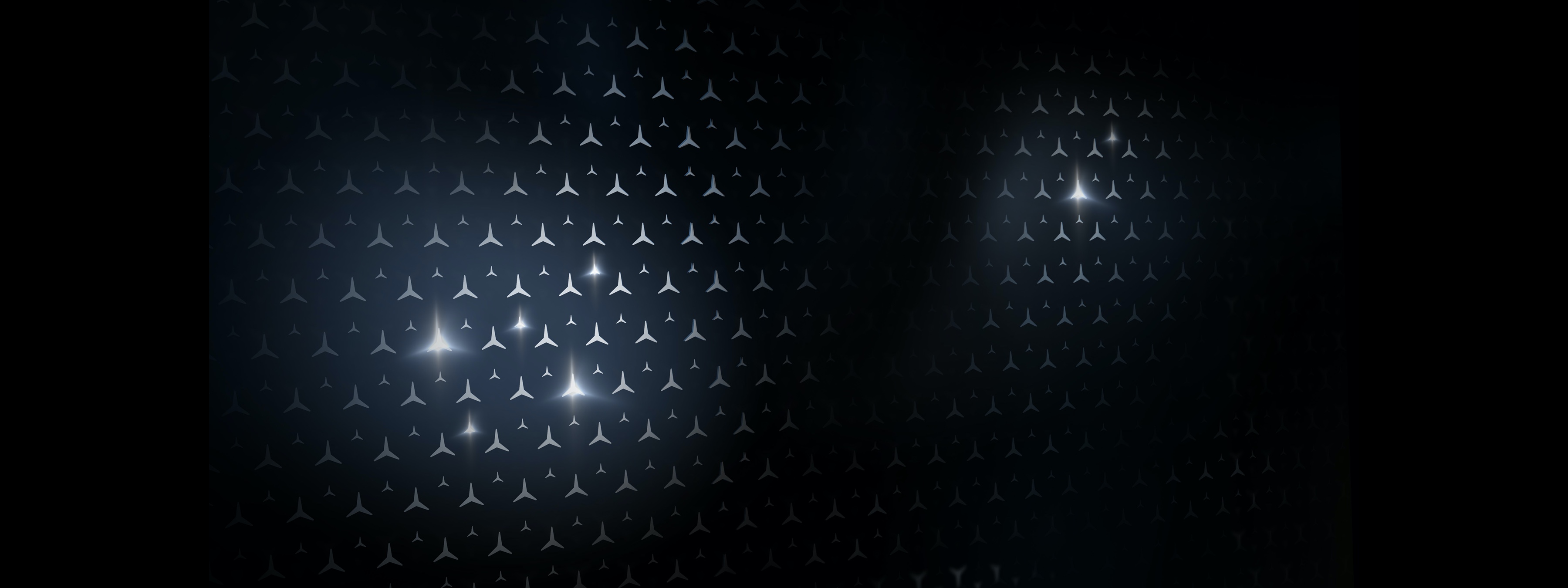 Illuminated Mercedes-Benz stars Illuminated Mercedes-Benz stars