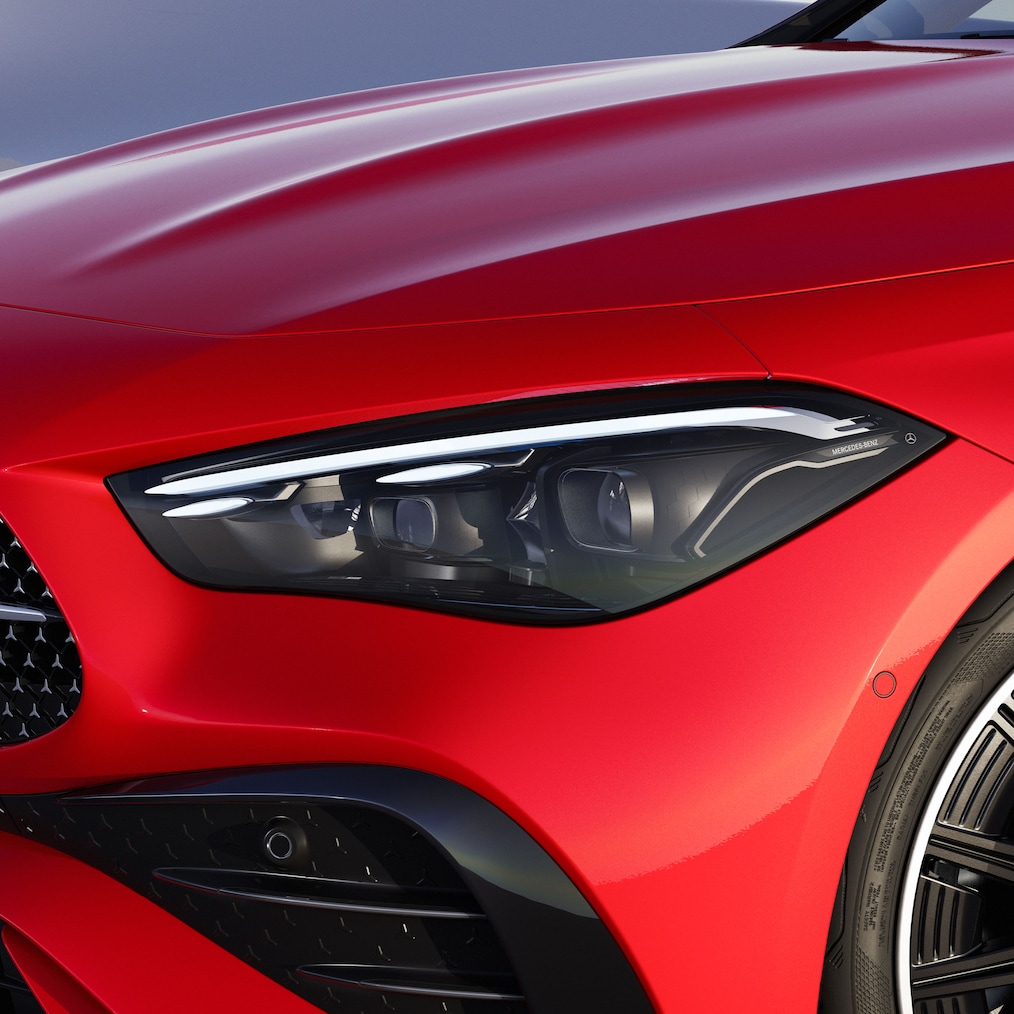 ไฟหน้าพร้อม DIGITAL LIGHT จาก Mercedes-Benz CLE Coupé