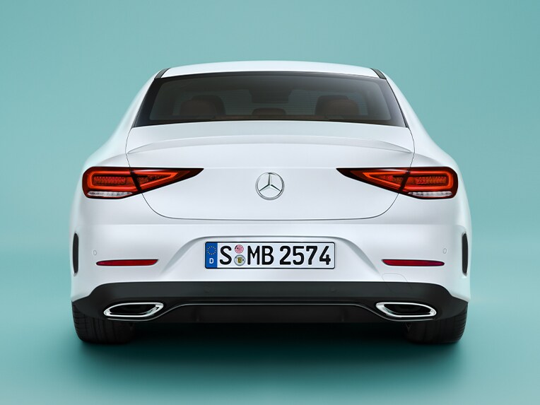 มุมมองด้านหลังของ Mercedes-Benz CLS
