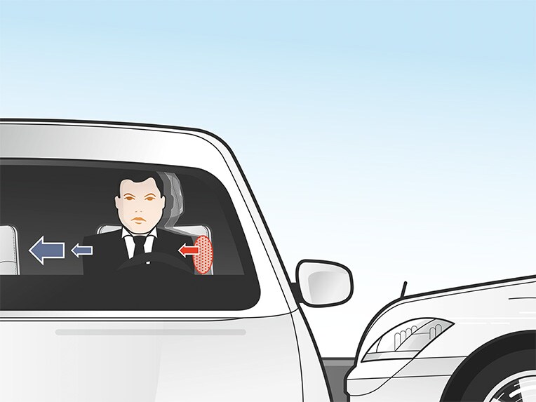 ระบบสัญญาณเตือนด้านข้าง PRE-SAFE® | E-Class Saloon | เมอร์เซเดส-เบนซ์