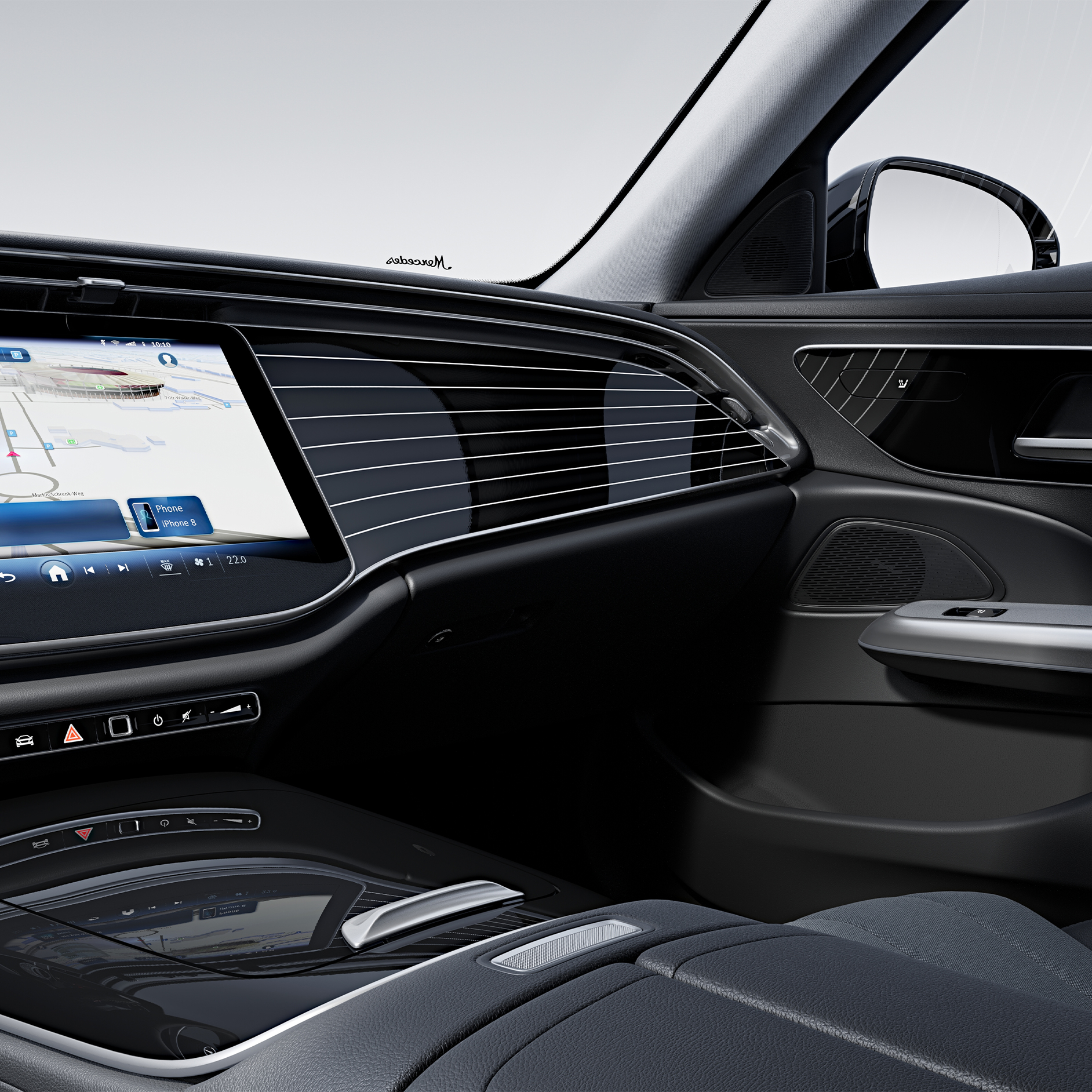 อุปกรณ์ตกแต่ง MANUFAKTUR | E-Class Sedan | Mercedes-Benz ห้องโดยสารภายในรถยนต์ Mercedes-Benz E-Class พร้อมอุปกรณ์ตกแต่ง MANUFAKTUR