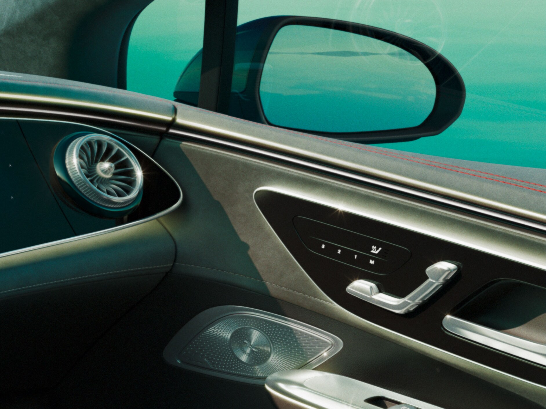 The interior of the EQE Saloon from Mercedes-EQ.
