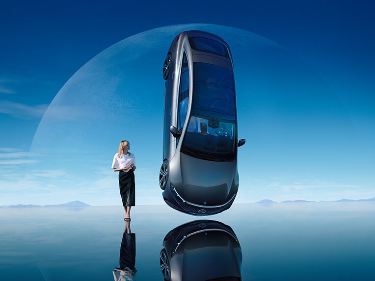 The EQS Saloon electric car from Mercedes-Benz.