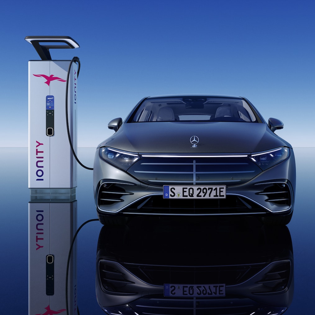 IONITY Unlimited สำหรับรถยนต์ EQS Sedan จาก Mercedes-Benz
