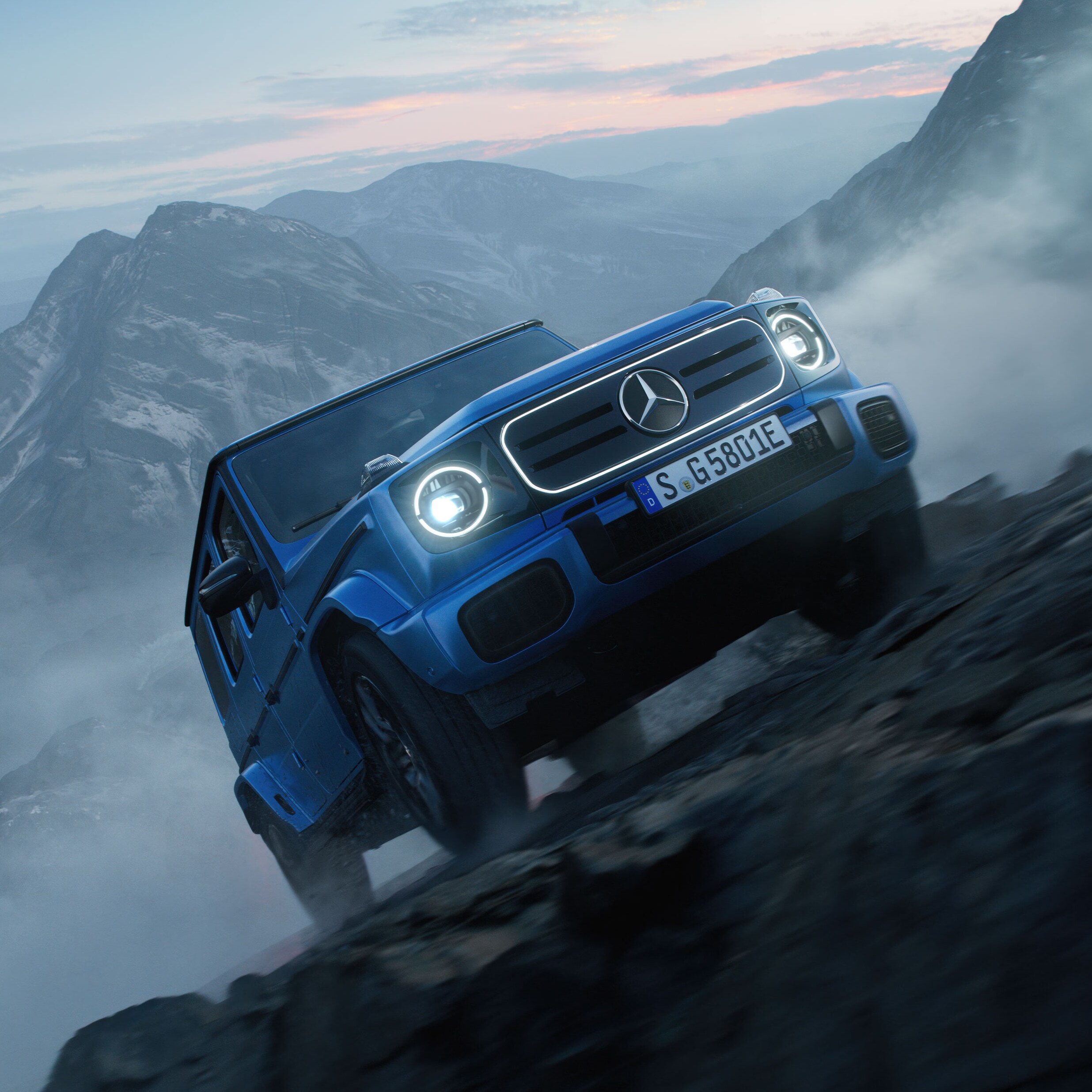 The Mercedes-Benz all-electric G-Class.