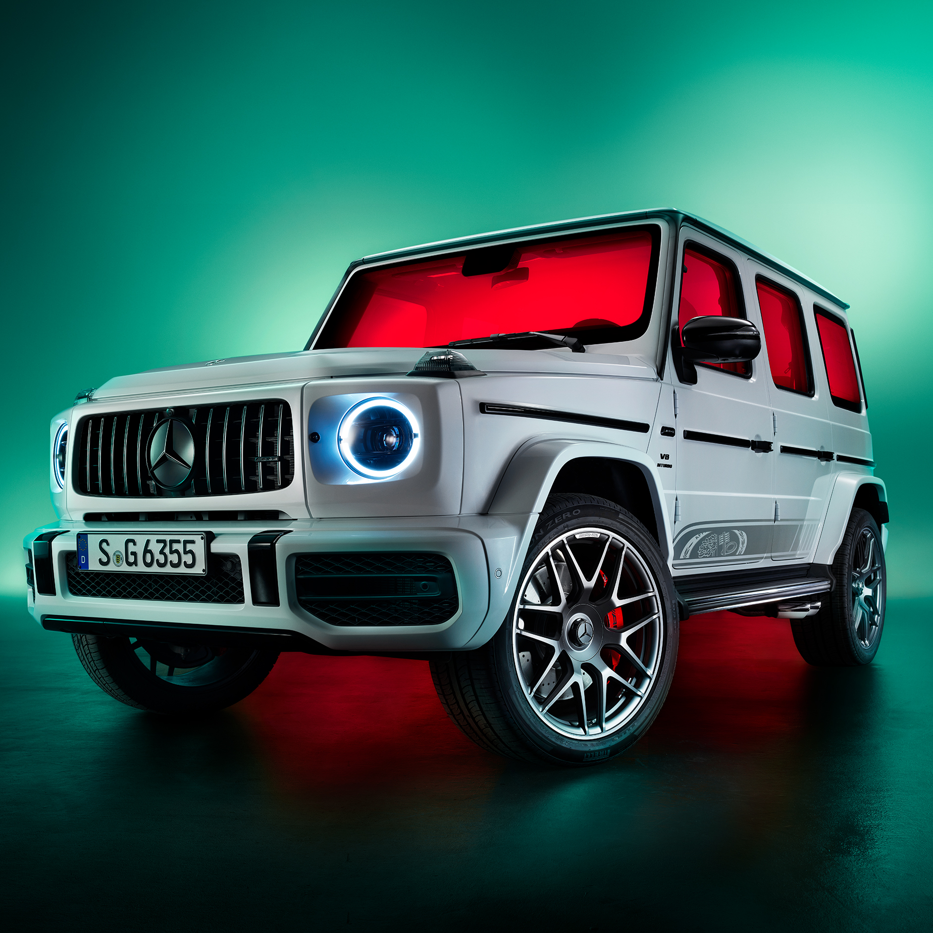 Edition 55 | G-Class | Mercedes-AMG รถยนต์รุ่นพิเศษของ G-Class จาก Mercedes-AMG ในมุมมองด้านหน้า