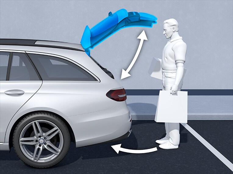 HANDS-FREE ACCESS ในรถยนต์ Mercedes-Benz GLA
