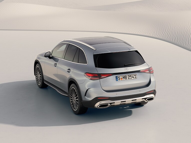 GLC รุ่นใหม่ในมุมมองด้านหลัง