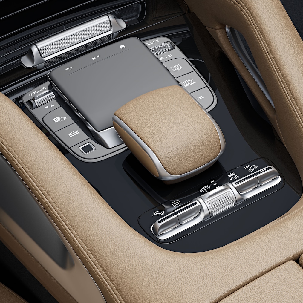 ฝากระโปรงหน้าแบบโปร่งใสของรถยนต์ Mercedes-Benz GLS