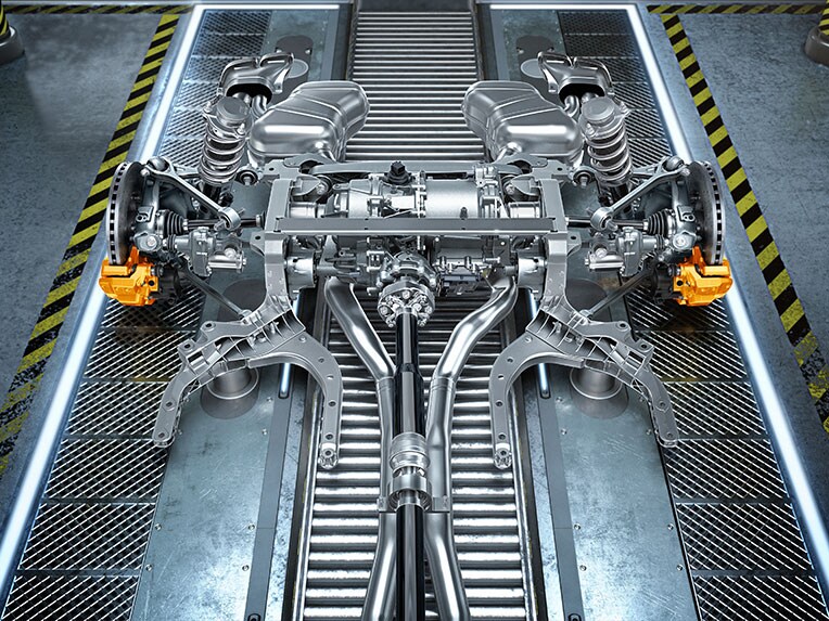 ภาพประกอบแสดงประสิทธิภาพของรถยนต์ Mercedes-AMG