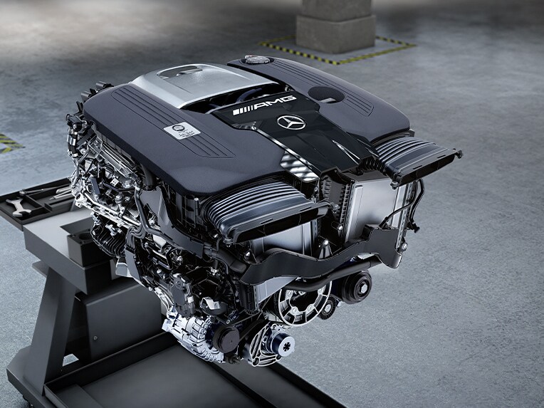 ภาพประกอบแสดงแรงบิดของรถยนต์ Mercedes-AMG