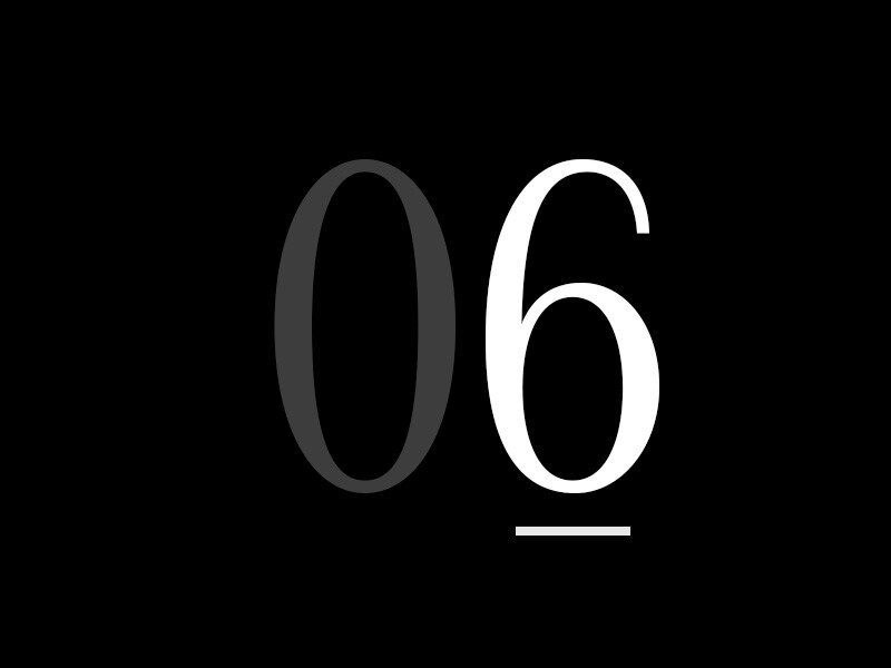 ตัวเลขขนาดใหญ่ “06”