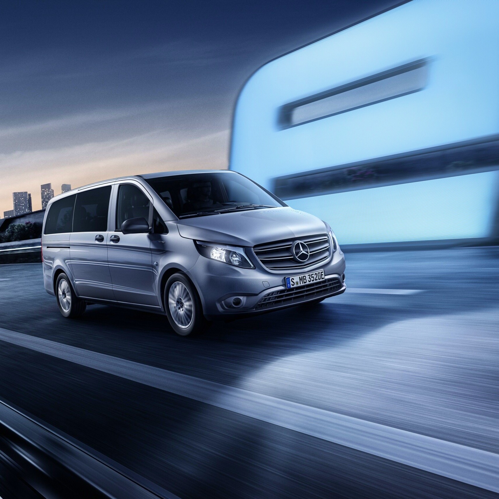 The eVito Tourer is functional and comfortable - just as you would expect from a Mercedes-Benz Vito.