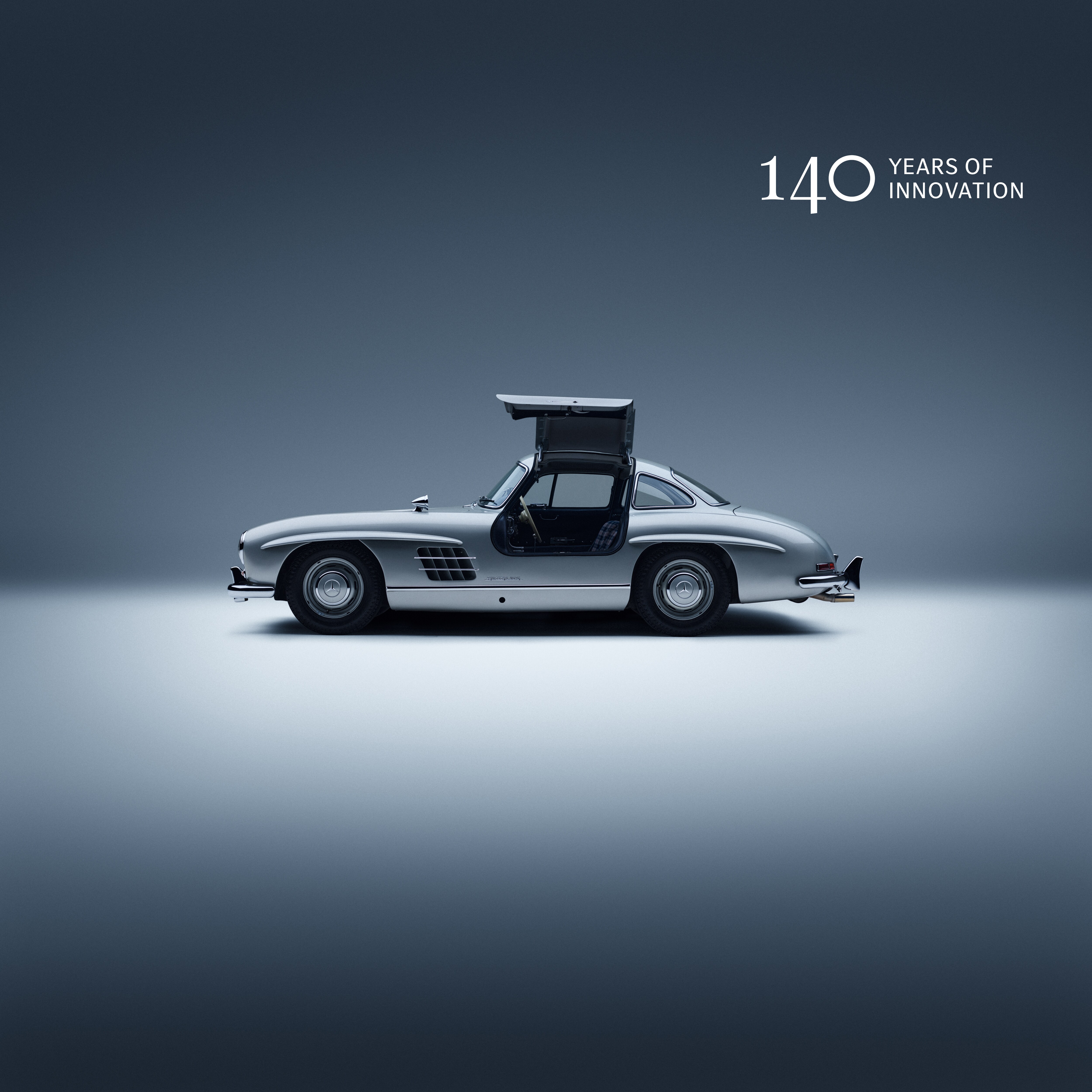 Image of the Mercedes-Benz SL 300 Gullwing for 140 Years of Mercedes-Benz