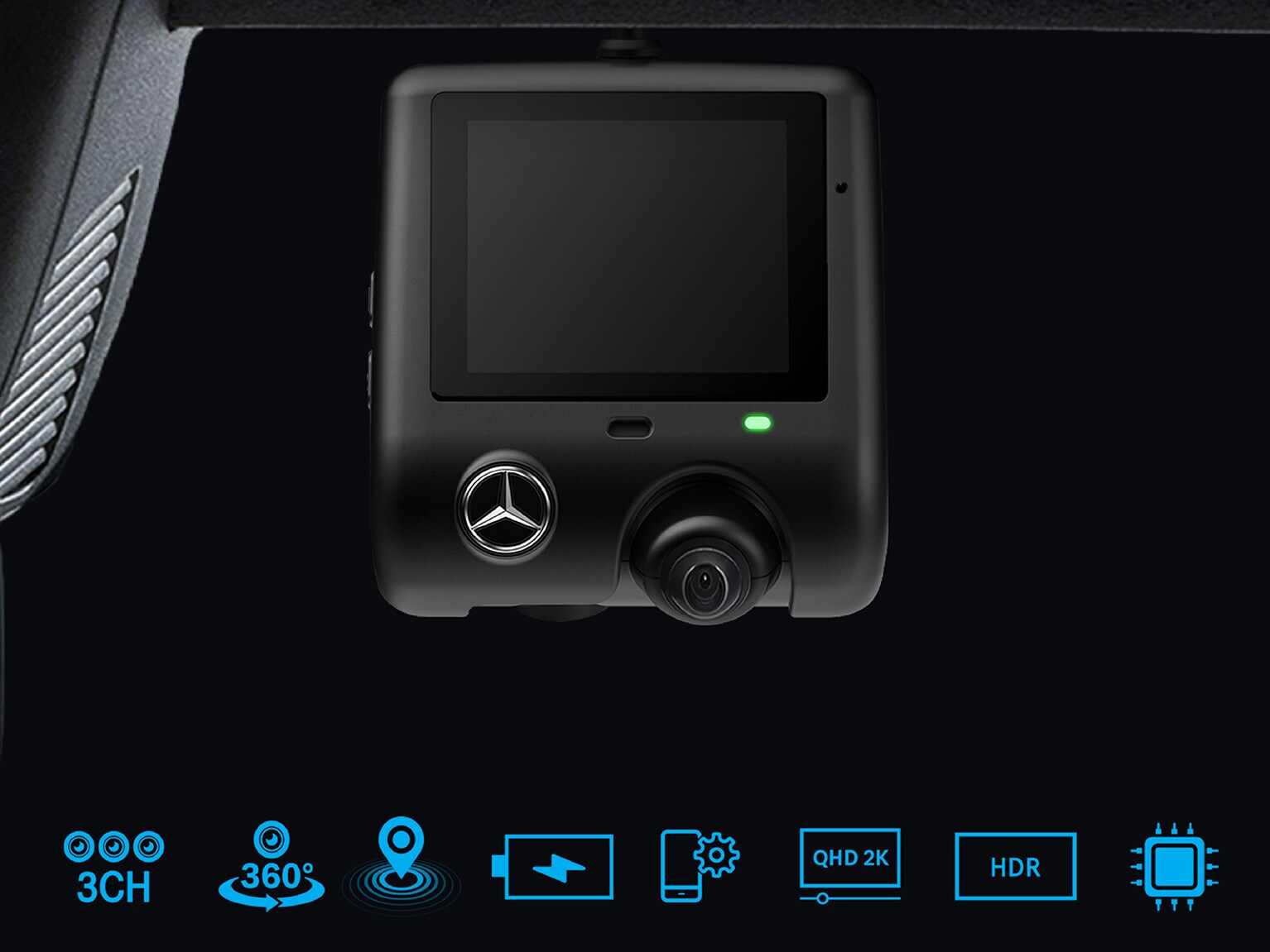 กล้อง Mercedes-Benz Drive Recorder 360 องศา
