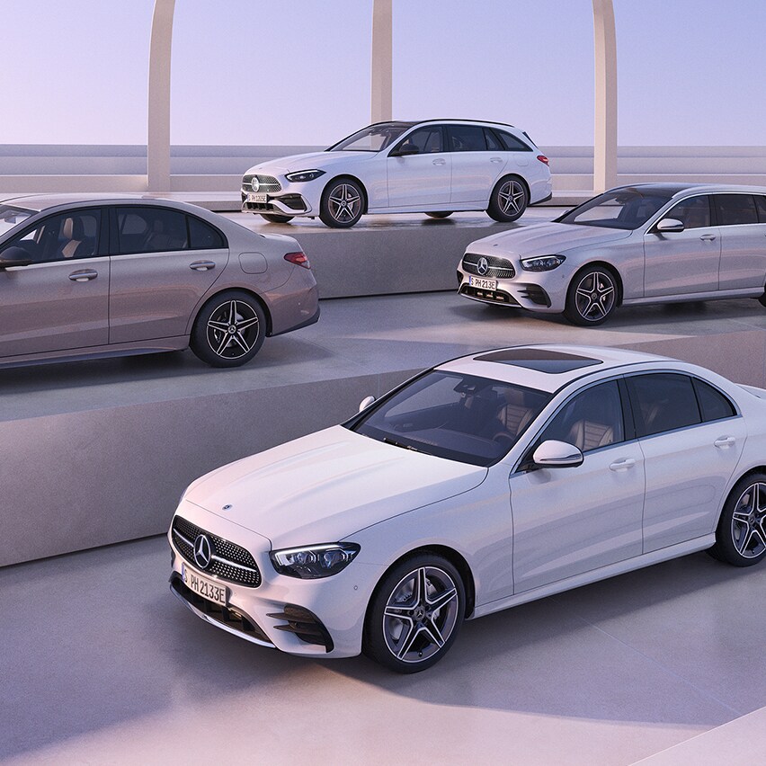 A plug-in hybrid vehicle from Mercedes-Benz.