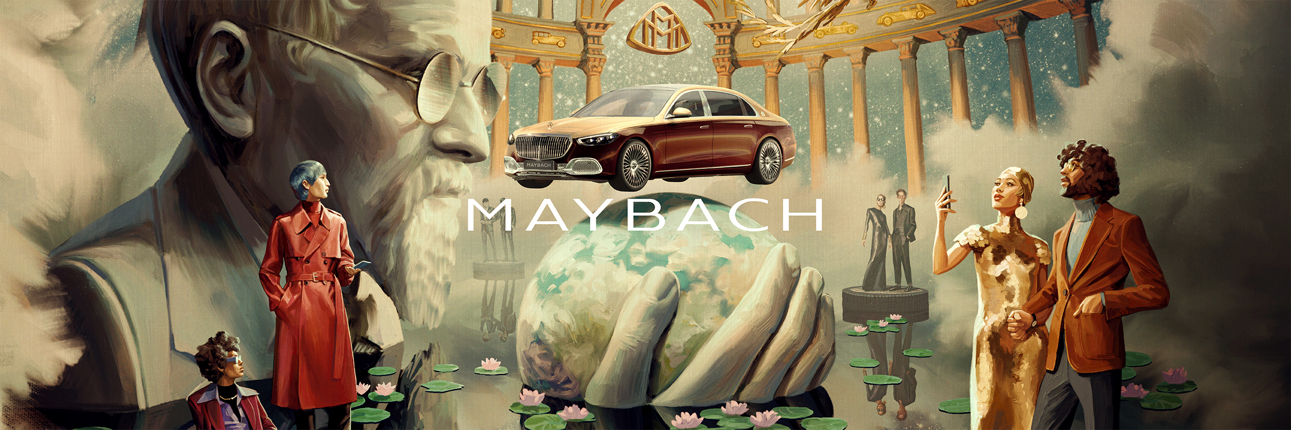 สัมผัสประสบการณ์แห่ง Mercedes-Maybach Mercedes-Maybach S-Class Haute Voiture เปล่งประกายในสี Rose