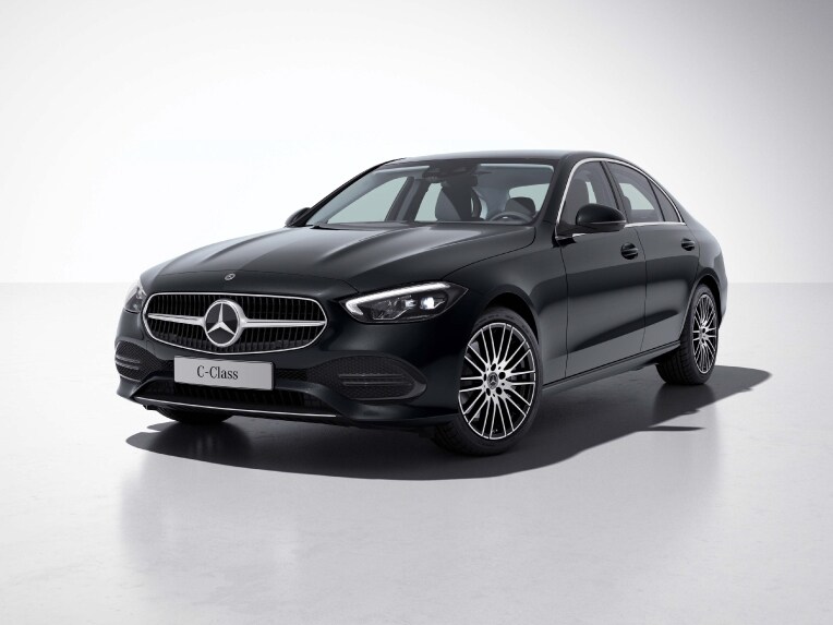 รถยนต์ Mercedes-Benz C-Class Sedan ที่มีชุดอุปกรณ์แบบ AVANTGARDE