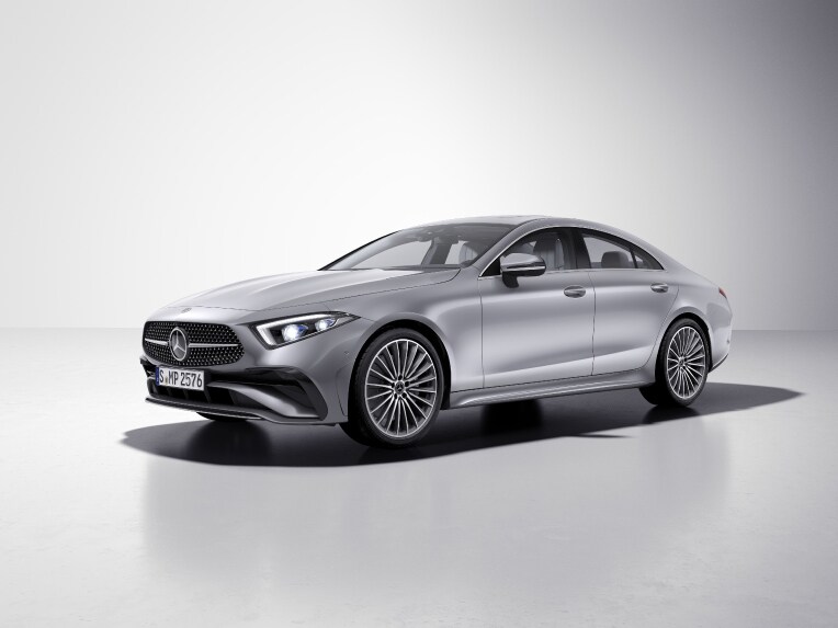 การออกแบบภายนอกของ CLS จาก Mercedes-Benz พร้อมด้วยชุดอุปกรณ์ AMG Line