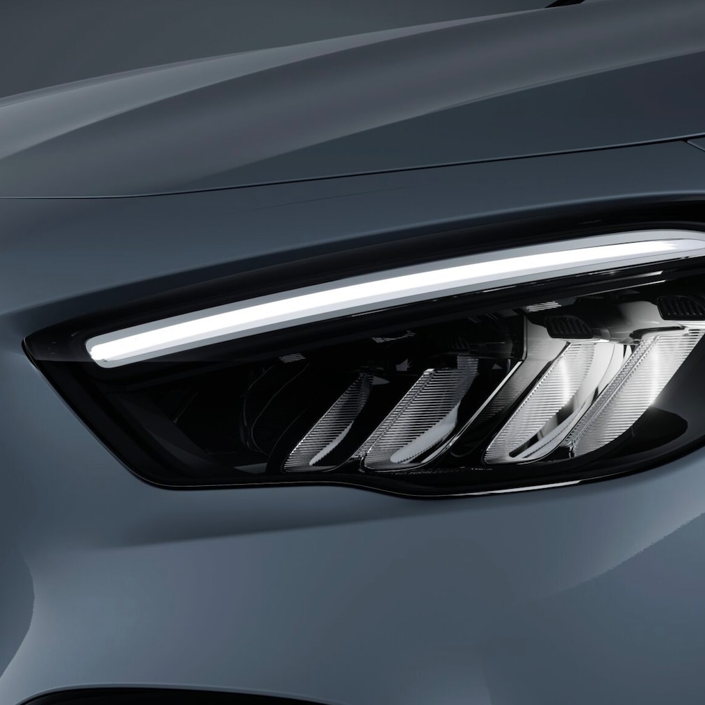 Front view of the Mercedes-Benz GLA.