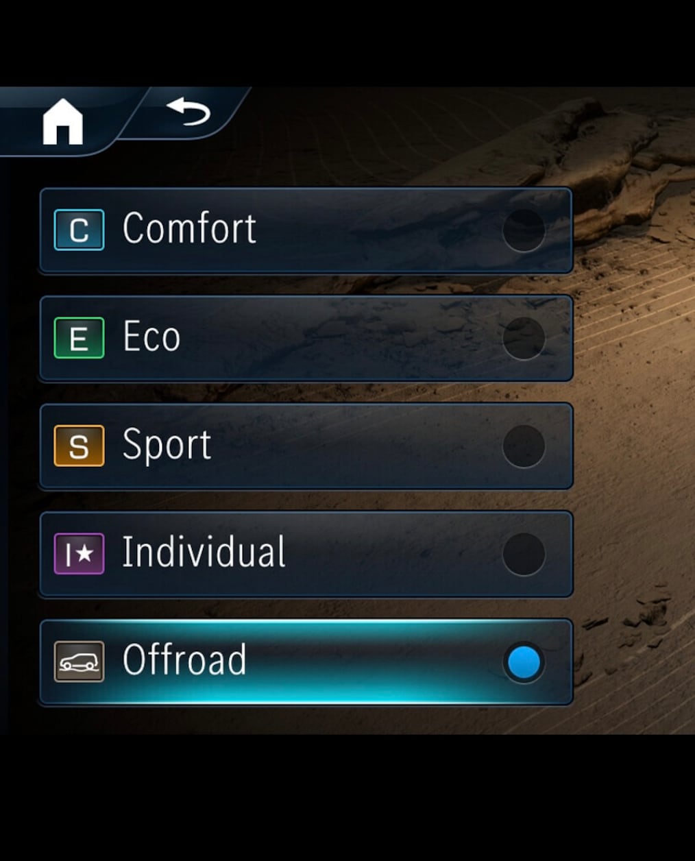 Choice of drive programs for an ideally adapted driving experience from efficient to sporty.