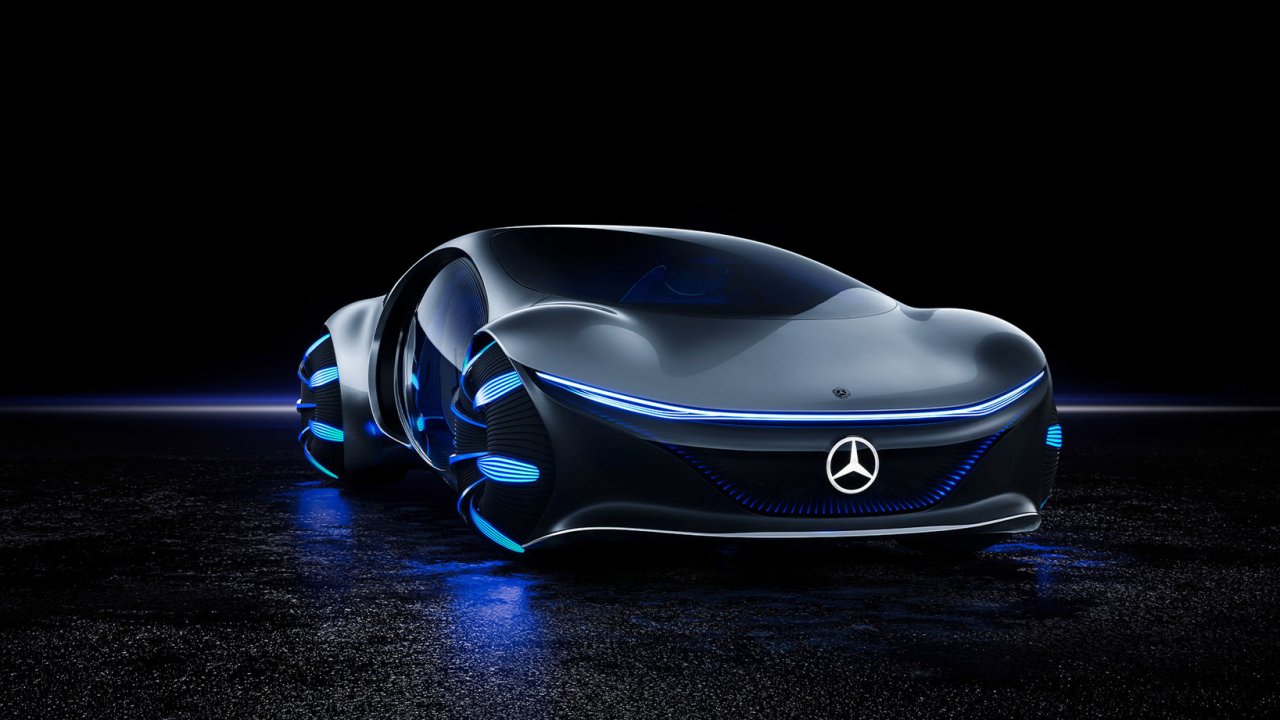 Mercedes benz electric concept best sale car